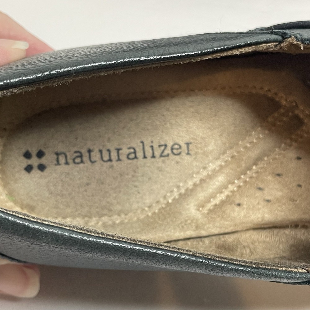Naturalizer Natania Blue Leather & Fabric Slip On Loafers Women Size US 6M - Picture 9 of 10